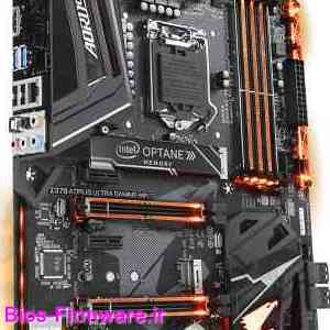 دانلود فایل آپدیت بایوس ، فریمور مادربرد گیگابایت Gigabyte Z370 AORUS ULTRA GAMING WIFI-OP rev.1.0 Bios firmware